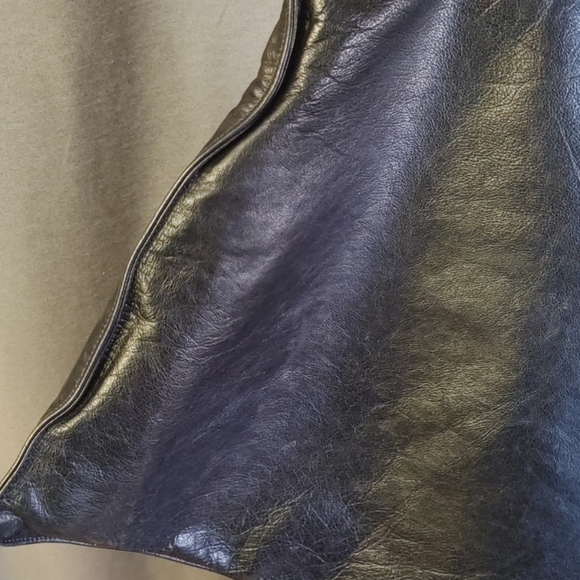 Mo851 Men's Leather Envelope Clutch Black - Picture 8 of 8